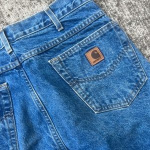 Flannel lined Carhartt Jeans